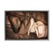 Stupell Industries Rustic Cowboy Hats Framed Floater Canvas Wall Art Design by Danita Delimont